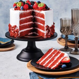 afbeelding voorbeeld van red velvet cake van FunCakes mix