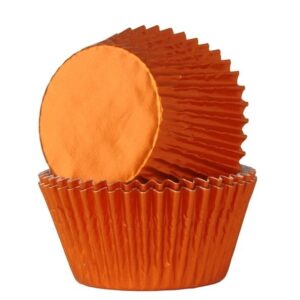 oranje folie cupcake papiertjes van het merk House of Marie