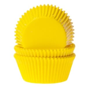 gele cupcake papiertjes