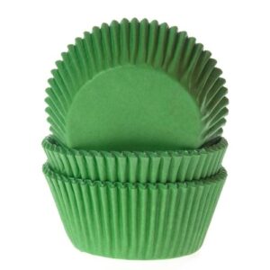 gras groene cupcake papiertje