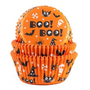 oranje halloween cupcake papiertjes van het merk House of Marie