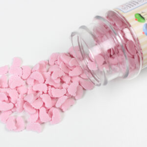 Strooisel voetjes roze