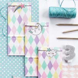 Traktatie zakjes unicorn