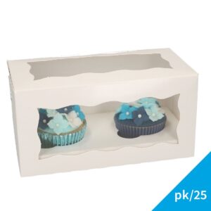 doos voor 2 cupcakes 25 stuks