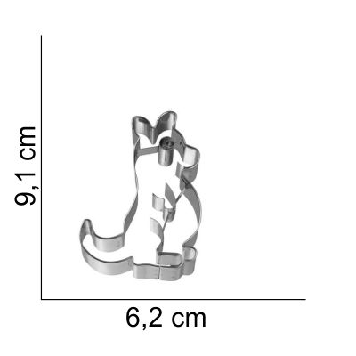 koekjes_uitsteker_kangoeroe afmeting Koekjes uitsteker Kangoeroe 9 cm