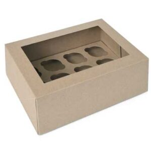 eco line cupcake doos voor 12 mini cupcakes