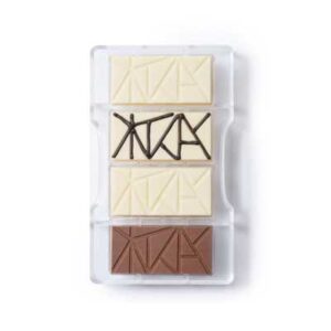 Polycarbonaat vorm voor 4 reepjes met lijnen