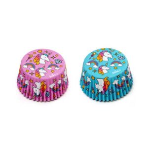 cupcake papiertjes eenhoorn