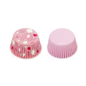 cupcake papiertjes roze olifantjes