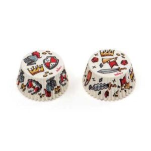 cupcake papiertjes ridders