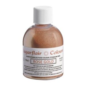 Sugarflair Sugar Sprinkles - Rose Gold-
