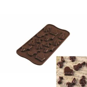 siliconen vorm muziek