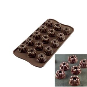 mini tulband chocolade vorm