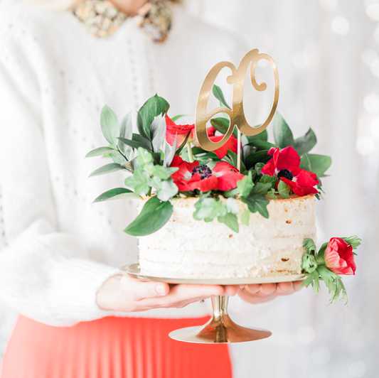 taart topper 60 jaar