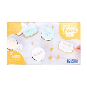 PME Fun Fonts - Cupcake and Cookie Stamping Set Collection 2