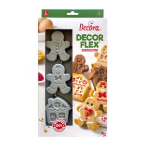 Decora Siliconen Vorm Gingerbread