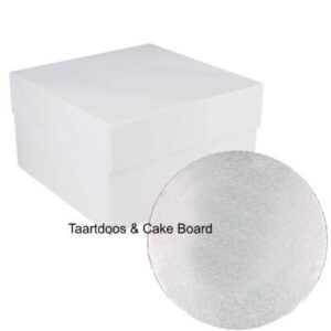 FunCakes Taartdoos & Cakeboard 25x25x15 cm