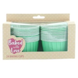 Baking Cups | Aqua- 24 stuks