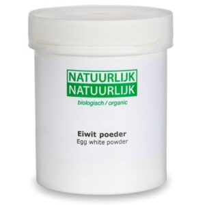 grote pot biologisch eiwitpoeder van het merk Natuurlijk Natuurlijk