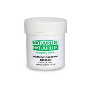 potje Biologisch wijnsteenbakpoeder van het merk Natuurlijk Natuurlijk