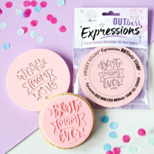 sweet Stamp Outboss expressions stempel met tekst Best mom ever