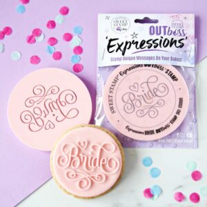 Sweet Stamp Outboss expressions stempel met tekst Bride