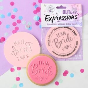 Sweet Stamp Outboss expressions stempel met tekst Team Bride