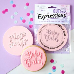Sweet Stamp Outboss expressions stempel met tekst baby girl