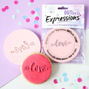 Sweet Stamp Outboss expressions stempel met tekst love