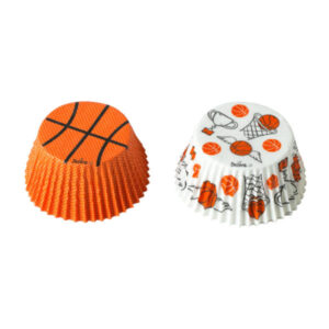 cupcake papiertjes in basketbal thema van het merk Decora