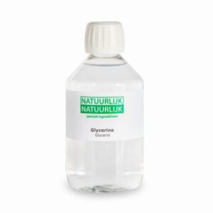 flesje met biologische glycerine van het merk Natuurlijk Natuurlijk