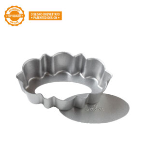 mini ovaal taartvormpje met losse bodem van het merk Decora