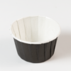 zwarte baking cups van het merk pastry colours