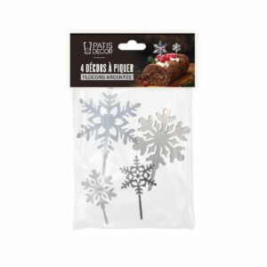 taart toppers sneeuwvlokken