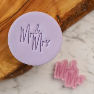 Fondant Stempel Mr & Mrs