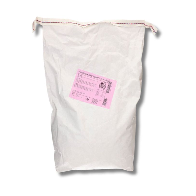 FunCakes Mix voor Red Velvet Cake 10 kilo Afbeelding van FunCakes Mix voor Red Velvet Cake grootverpakking 10 kg