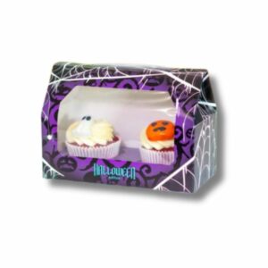 Afbeelding van Halloween Cupcake Doosje voor 2 cupcakes van Azucren