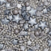 Afbeelding van PME Kerst Sprinkles Silver Snowflake – zilveren kerst strooisel mix 76 g