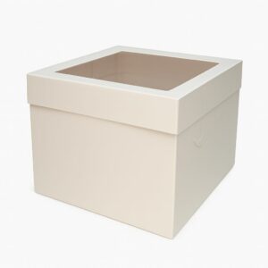 Afbeelding van Azucren taartdoos met top venster 25 x 25 x 25 cm